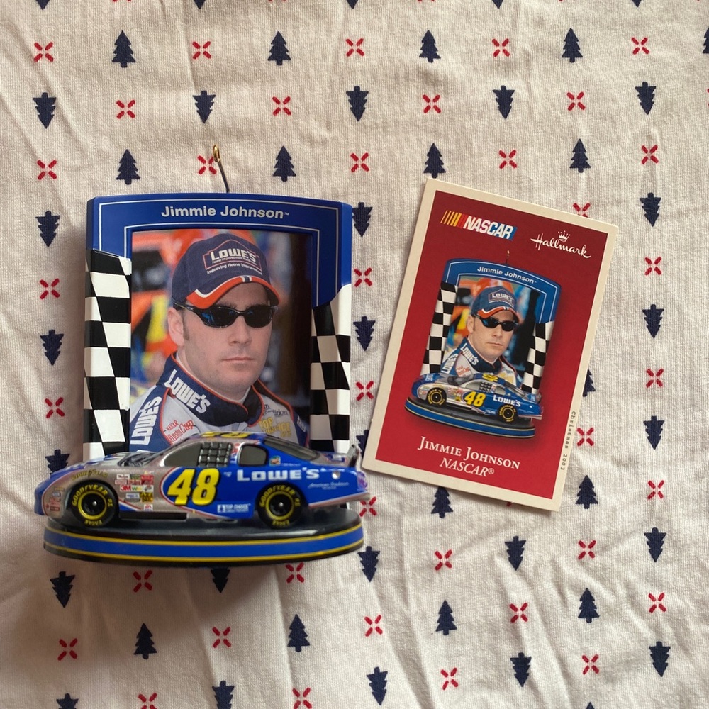 Jimmie Johnson NASCAR hallmark ornament